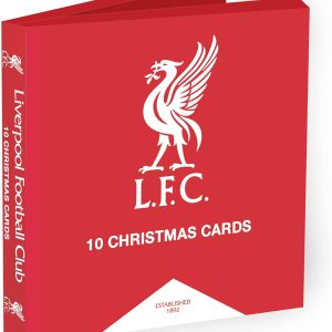 Official Liverpool Football Club Box Christmas Cards, 10 Cards/ 2 Designs