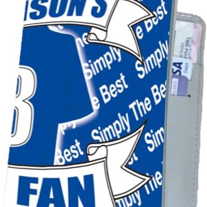 The People's Club The Blues Football Shirt Travel Passport Holder Case Gift Present