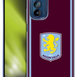 Head Case Designs Officially Licensed Aston Villa Football Club Home 2024/25 Crest Kit Gel Case [Military Grade Protection] Compatible With Motorola Edge 30