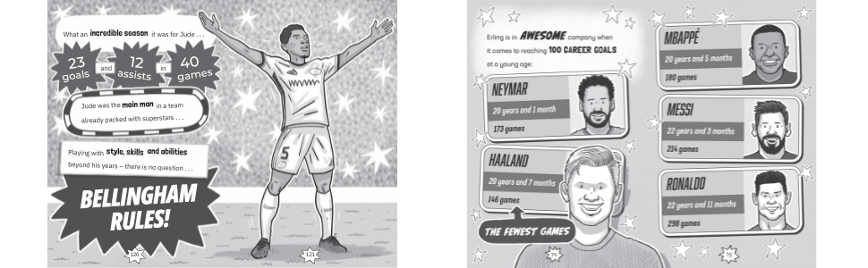 Football Superstars interior spread