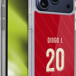 Head Case Designs Officially Licensed Liverpool Football Club Diogo Jota 2021/22 Players Home Kit Group 1 Gel Case [Military Grade Protection] Compatible With Apple iPhone 17 Pro