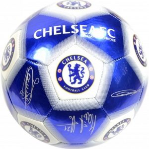 Chelsea Football Club Blue Signature Size 5 Football Crest Official Product