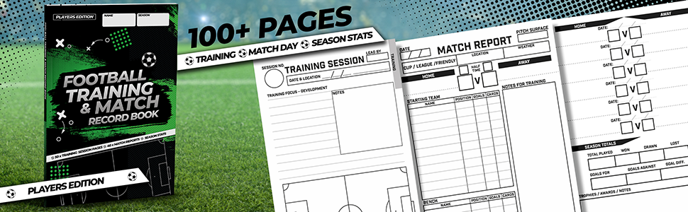 Football coaching match day planner