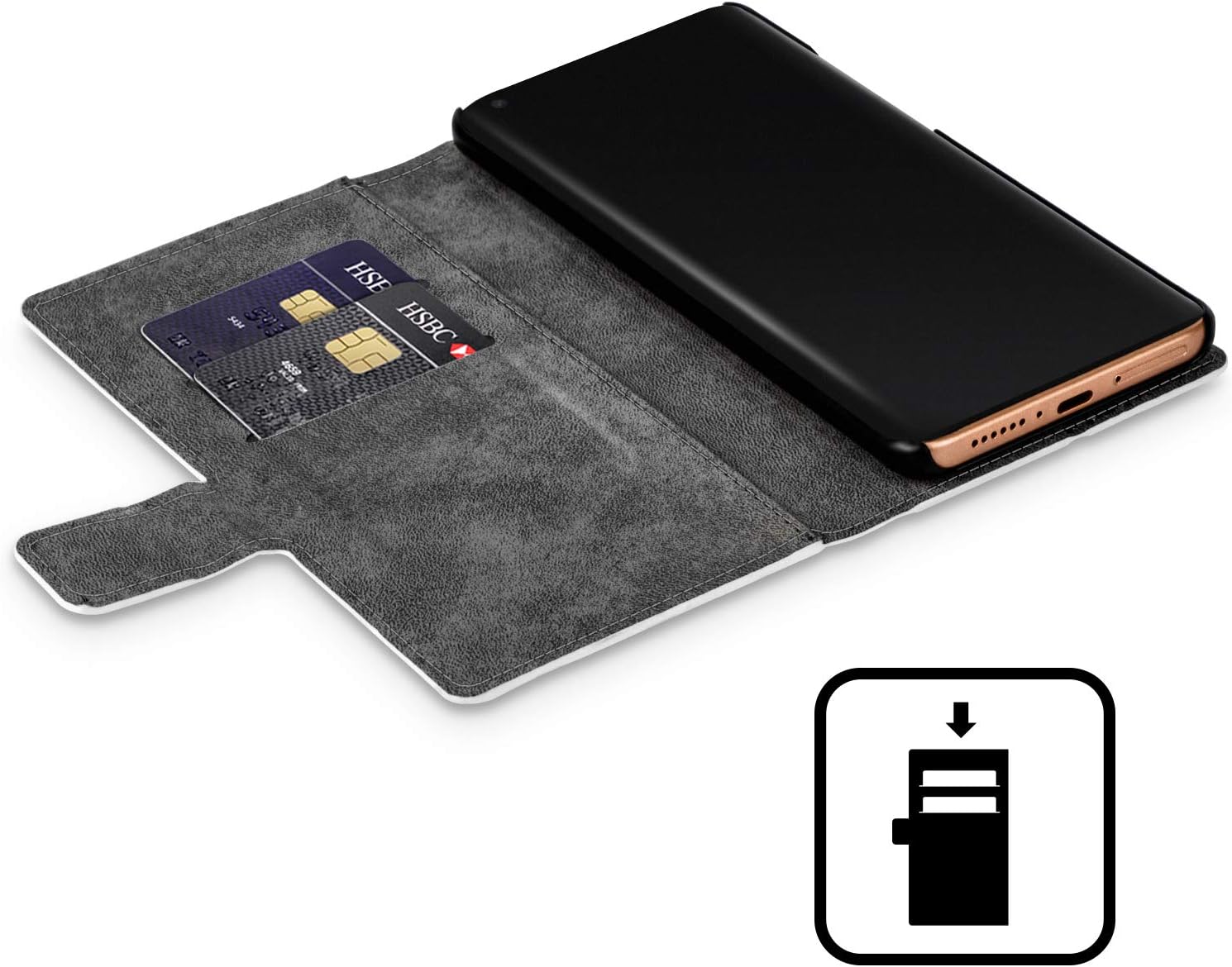 Head Case Designs Officially Licensed Aston Villa Football Club Away 2025/26 Crest Kit Leather Wallet Case Compatible With Xiaomi 12 Pro - Image 2