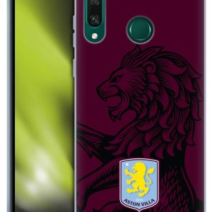 Head Case Designs Officially Licensed Aston Villa Football Club Oversized 2024 Crest Designs Gel Case [Military Grade Protection] Compatible With Huawei Y6p