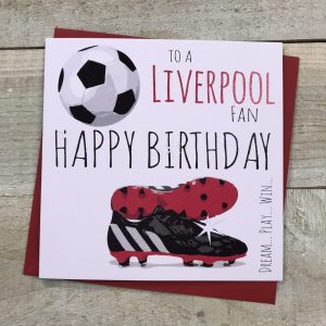 Liverpool Football Club FC Happy Birthday Card - by WHITE COTTON CARDS - 7
