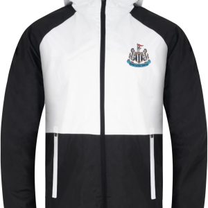 Newcastle United Jacket Shower Windbreaker Boys Kids Official Football Gift