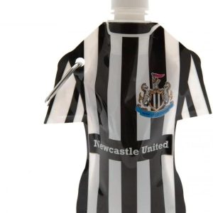 Newcastle United Utd Team Kit Shirt Flat Water Drinks Bottle Football Official