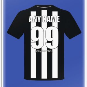Personalised Gift - Newcastle United Glass Fridge Magnet (Football Club Design Theme, Colour Options) - Any Name/Message on Your Unique - The Magpies Toon Geordies