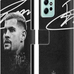 Head Case Designs Officially Licensed Newcastle United Football Club Bruno Guimarães 2024/25 First Team Leather Book Wallet Case Compatible With Xiaomi Redmi 12