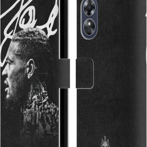 Head Case Designs Officially Licensed Newcastle United Football Club Joelinton 2024/25 First Team Leather Wallet Case Compatible With Oppo A17