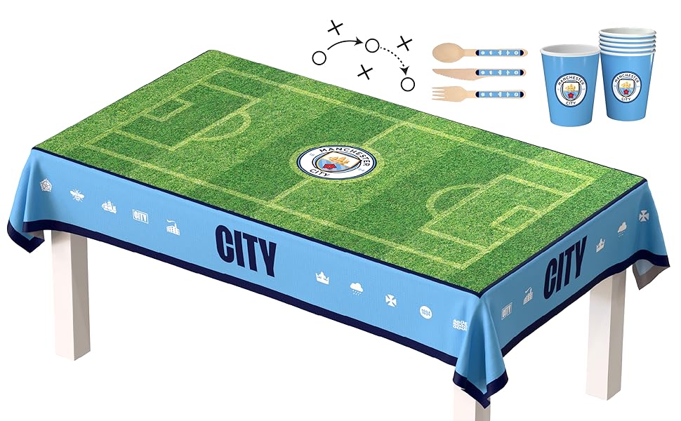 ManCity party table cover