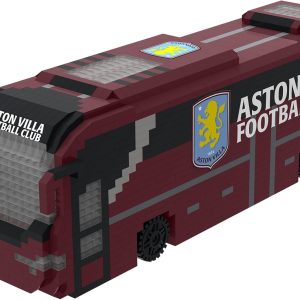 FOCO Officially Licensed Aston Villa FC BRXLZ 3D Bricks Coach Construction Toy Model