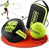 TENIX® Tennis Trainer Set [with Power-Grip System] Tennis Practice Device for kids & adults | Play tennis solo in the yard, park or court | Get your personal tennis buddy with rebound ball!