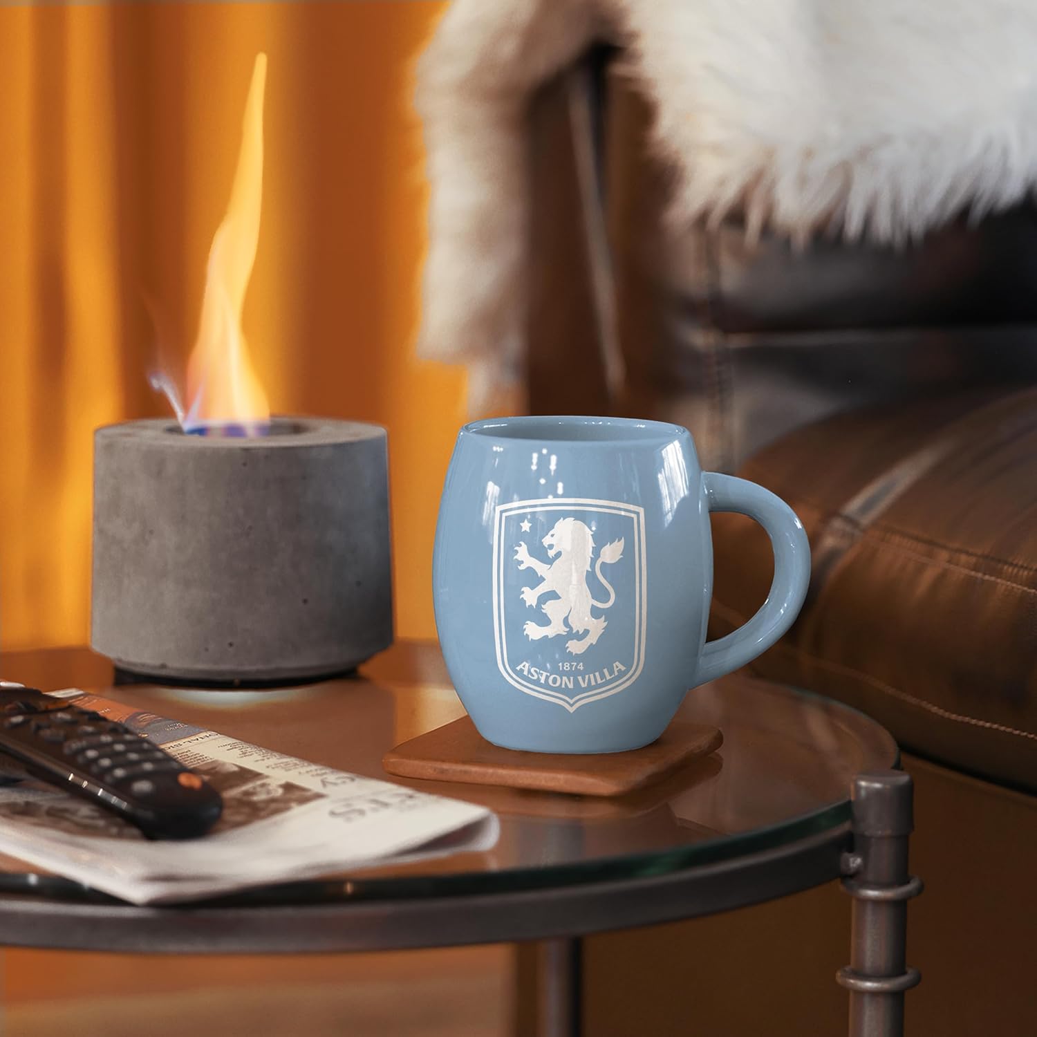 FOCO Officially Licensed Aston Villa FC Sky Blue Tea Tub Mug - Image 4