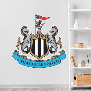 Beautiful Game Newcastle United Football Club Crest Wall Sticker Official Merchandise (90cm)
