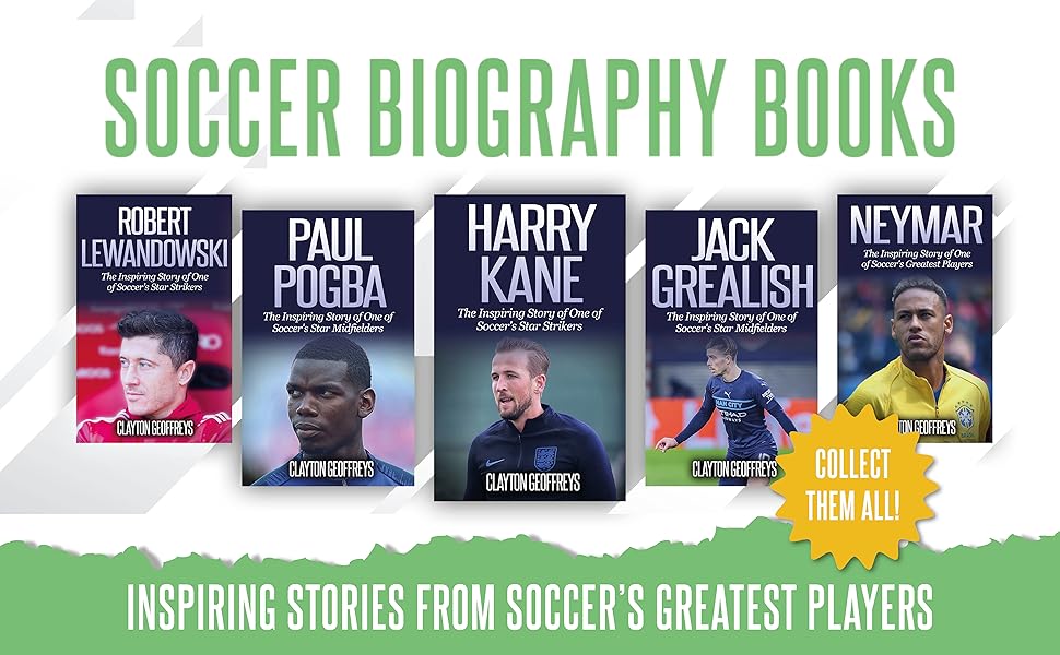 Soccer Biography Books - top sellers from clayton geoffreys - for soccer fans of all ages