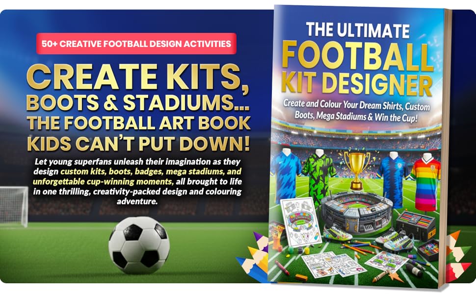 Collection of football-themed book covers including 'The Ultimate Football Quiz Book' and other sports reference materials displayed in a row