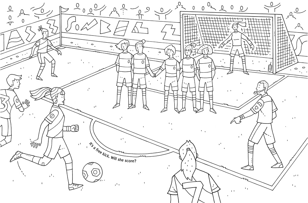 The Football Colouring and Activity Book: Become an ultimate football hero with games, puzzles and more - Image 2
