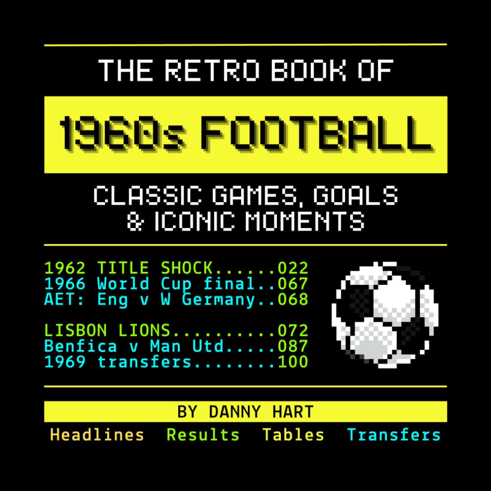 The Retro Book of 1960s Football: Classic Games, Goals & Iconic Moments: Reliving Football History Through Nostalgic TV Graphics (The Retro TV Football Book Series)