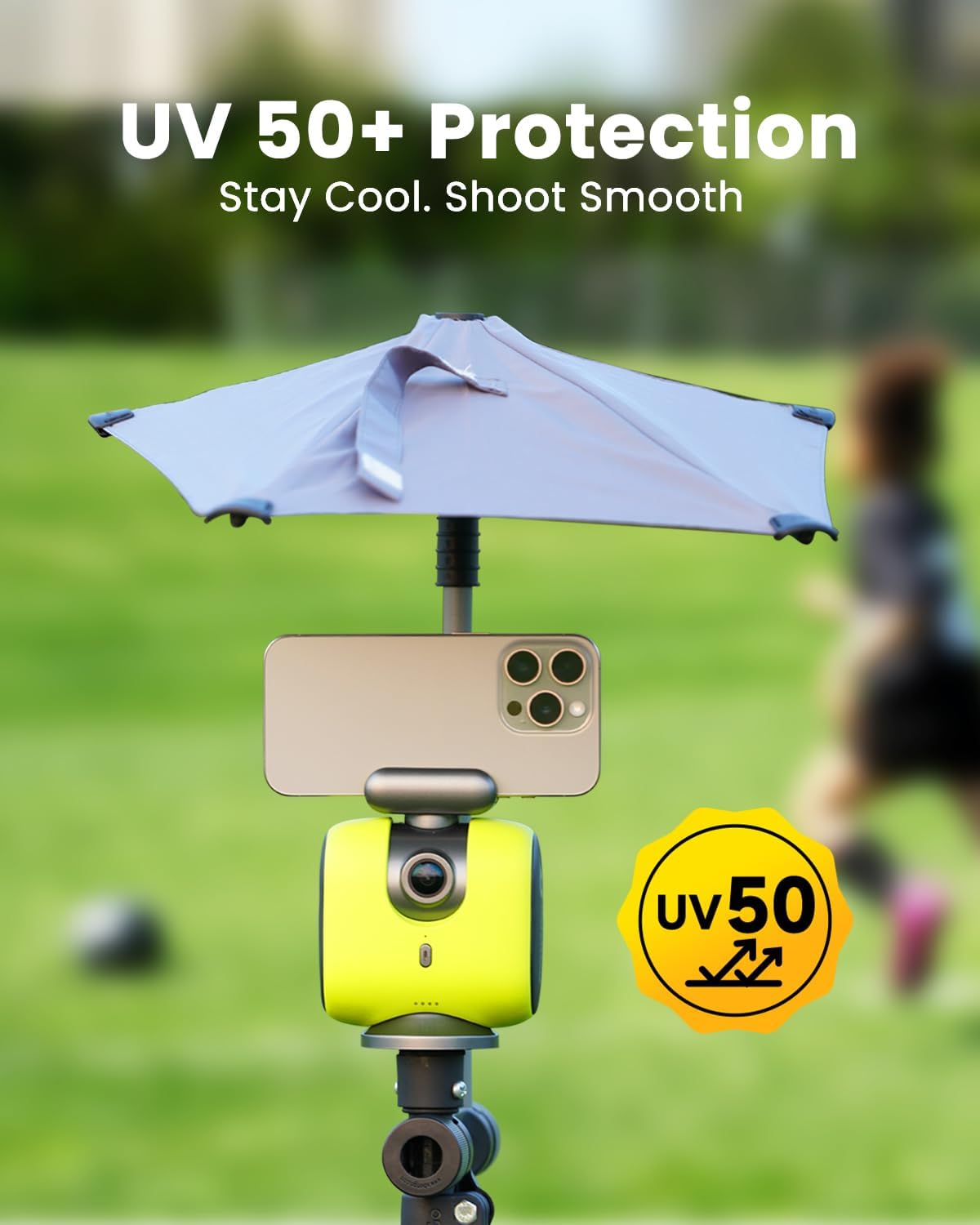 XbotGo Weather Guard Umbrella – Durable, Lightweight Protection for Outdoor Sports, Safeguards Gimbal/Chameleon from Rain, Wind, and UV Rays – Ideal for Enthusiasts - Image 2