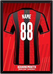 Bournemouth Fan Personalised A4 Print product image