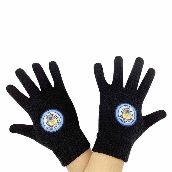 Manchester City FC Gloves - Size Junior