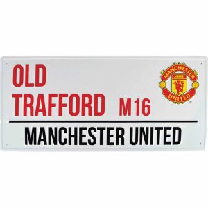Manchester United FC Street Sign