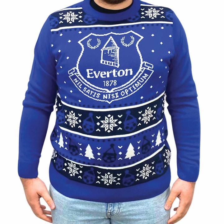 Everton FC Christmas Jumper XL