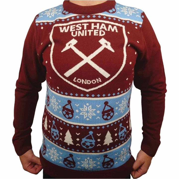 West Ham United FC Christmas Jumper XL