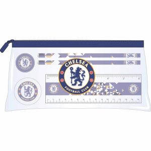Chelsea FC Clear Pencil Case Stationery Set