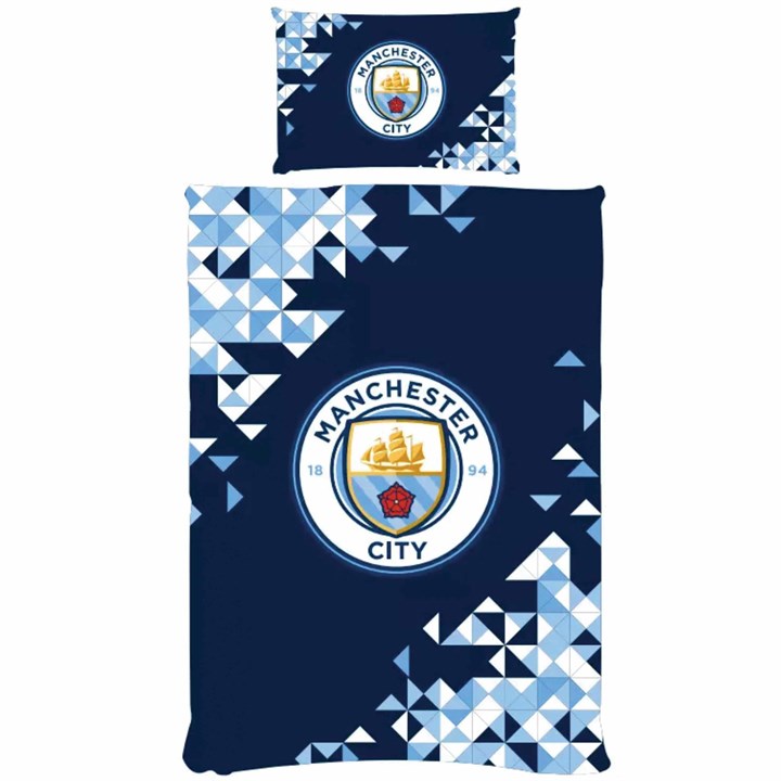 Manchester City FC Particle Single Duvet Set