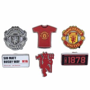 Manchester United FC 6 Piece Badge Set