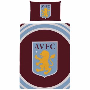 Aston Villa Pulse FC Single Duvet Set