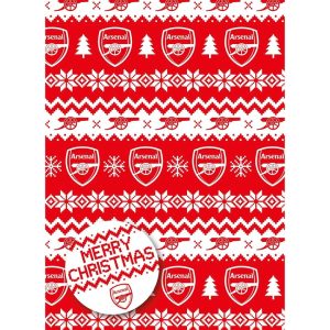 Arsenal FC Christmas Gift Wrap