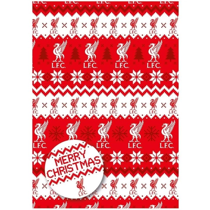 Liverpool FC Xmas Gift Wrap