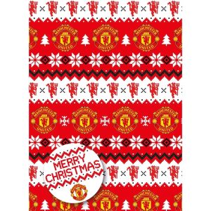 Manchester United FC Christmas Gift Wrap