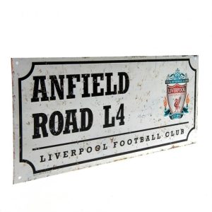 Liverpool FC Nostalgia Street Sign
