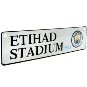 Manchester City FC Street Sign