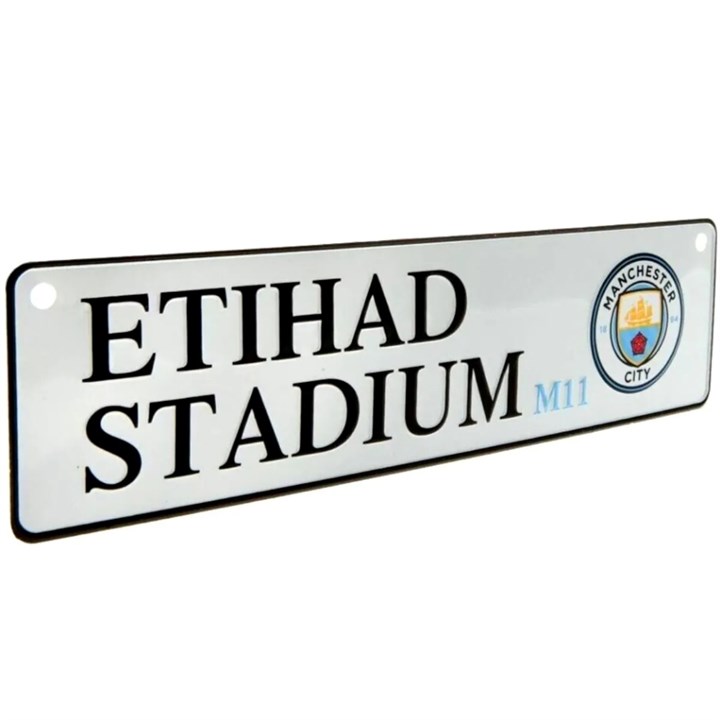 Manchester City FC Street Sign