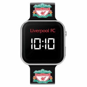 Liverpool FC Black LED Watch