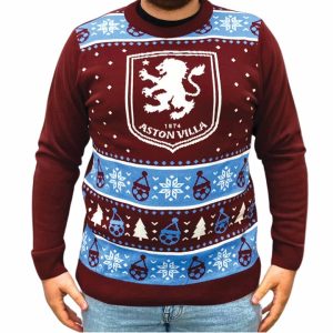 Aston Villa FC Christmas Jumper XL
