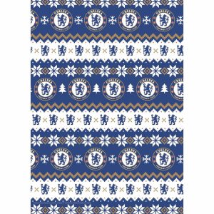 Chelsea FC Christmas Gift Wrap