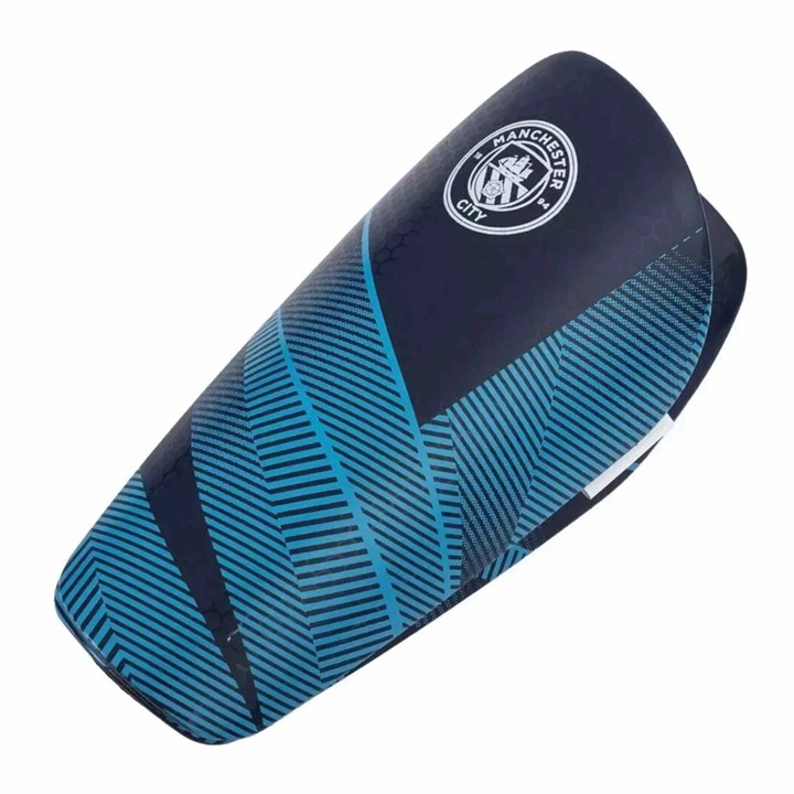 Manchester City FC Fuse Slip in Shin Guards - Size Youth