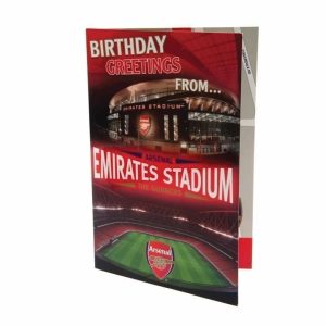 Arsenal FC 3D Stadium Pop Up Birthday Card