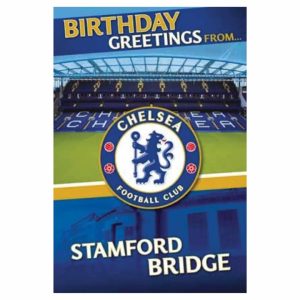 Chelsea FC Stadium Pop Up Birthday Card