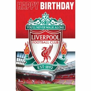 Liverpool FC 3D Effect Birthday Card