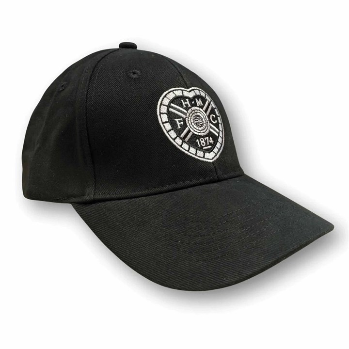Hearts FC Crest Black Cap