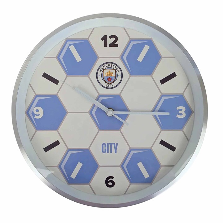 Manchester City FC Football Wall Clock