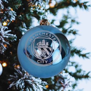 Manchester City FC Large Crest Ornament